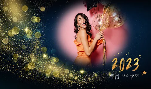 New Year Photo Frame - Editor screenshot 2