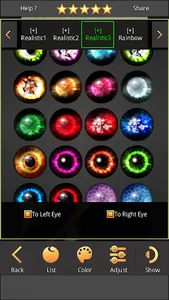 Sharingan - Eye And Hair Color screenshot 12