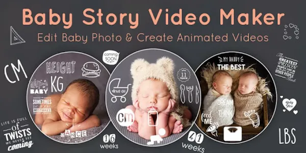 Baby Story Photo Video Maker screenshot 0