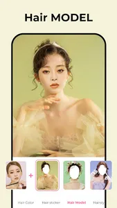 Photo editor: Hair Color Ideas screenshot 10