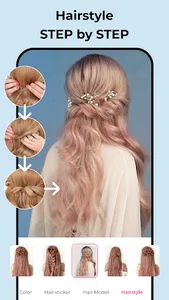 Photo editor: Hair Color Ideas screenshot 19