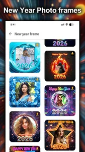 2026 New Year Photo frames screenshot 7