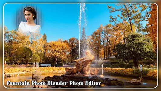 Water Fountain Photo Frame Pho screenshot 1