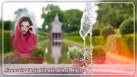 Water Fountain Photo Frame Pho screenshot 2