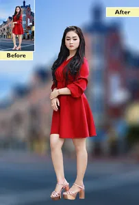DSLR Camera : Auto Blur Effect screenshot 1