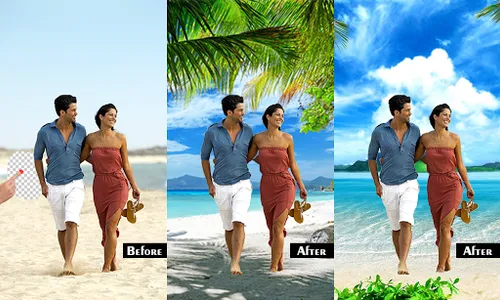 Cut Paste Photo Changer Editor screenshot 1