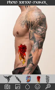 Tattoo on Photo : Design Maker screenshot 1