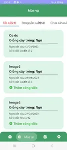 Nông sản 4.0-Nhật ký sản xuất screenshot 1