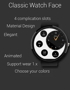 Material Classic Watch Face screenshot 0