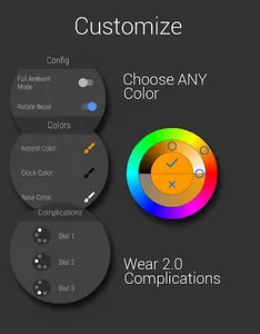 Material Classic Watch Face screenshot 1