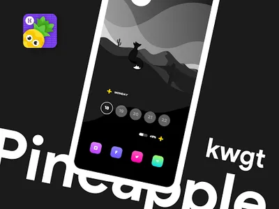 Pineapple KWGT screenshot 6