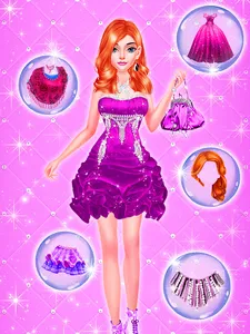 Pink Princess Dress Up Makeup  screenshot 11