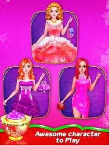 Pink Princess Dress Up Makeup  screenshot 13