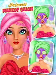 Pink Princess Makeup salon gam screenshot 5