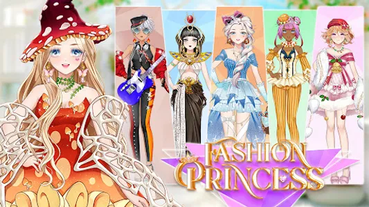 Anime Fashion Princess Dressup screenshot 5