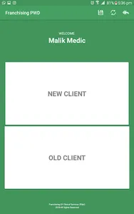 Franchising Application PWD screenshot 1