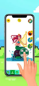 Pixel color by number screenshot 0