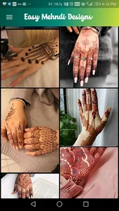Easy Mehndi Designs screenshot 1