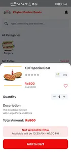 Khyber Darbar Foods (KDF) screenshot 1