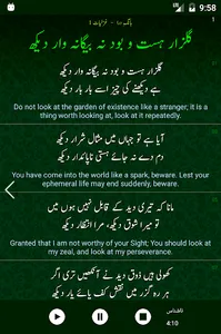 Allama Iqbal Poetry اقبالؔ screenshot 3