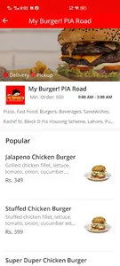 My Burger Online Ordering App screenshot 0