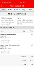 My Burger Online Ordering App screenshot 4