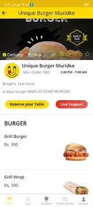 Unique Burger Customer App screenshot 1