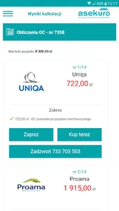 Ubezpieczenia Asekuro.pl screenshot 2