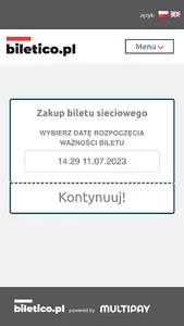BILETICO.PL screenshot 1