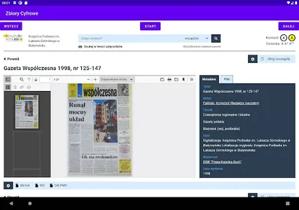 Zbiory Cyfrowe - Książnicy Pod screenshot 3