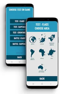 Flags and capitals screenshot 2