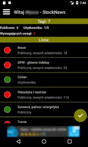 Wiadomości GPW screenshot 0