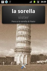 Learn italian widget screenshot 1