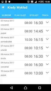 Kiedy Wykład screenshot 0
