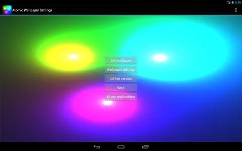 Atomic Live Wallpaper FREE screenshot 10