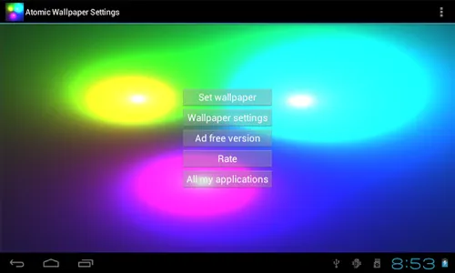 Atomic Live Wallpaper FREE screenshot 5