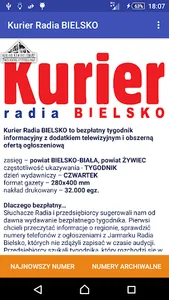 Kurier Radia BIELSKO screenshot 0