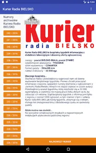 Kurier Radia BIELSKO screenshot 4