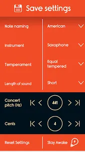 Master Saxophone Tuner screenshot 2