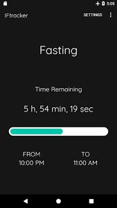 IFtracker - Intermittent Fasti screenshot 1