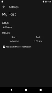 IFtracker - Intermittent Fasti screenshot 2