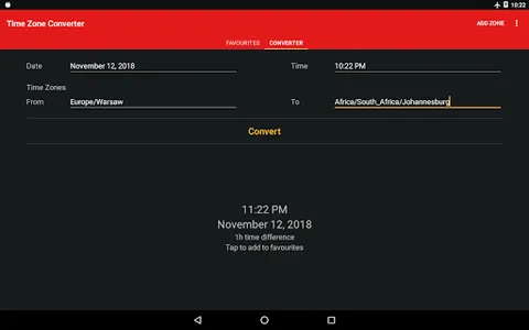 Time Zone Converter - World Ti screenshot 11