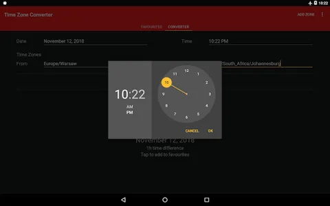 Time Zone Converter - World Ti screenshot 13
