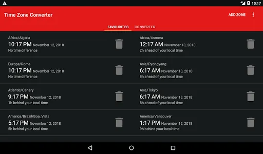 Time Zone Converter - World Ti screenshot 5