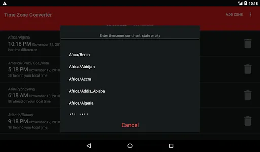 Time Zone Converter - World Ti screenshot 6