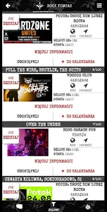 Rock Kompas - kluby, koncerty, screenshot 2