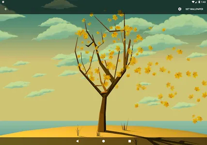 Tree With Falling Leaves Live  screenshot 11