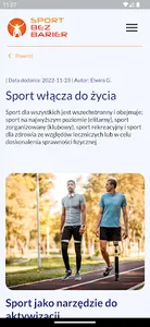 Sport Bez Barier screenshot 1