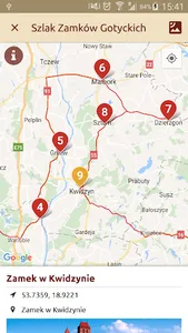 Szlaki Zamków Gotyckich - Gra screenshot 4