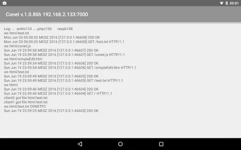 Conet screenshot 1